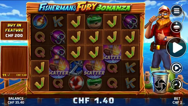 Fisherman's Fury Bonanza gameplay 2 - swiss4win.ch