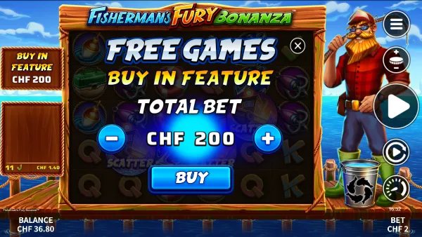 Fisherman's Fury Bonanza gameplay 3 - swiss4win.ch
