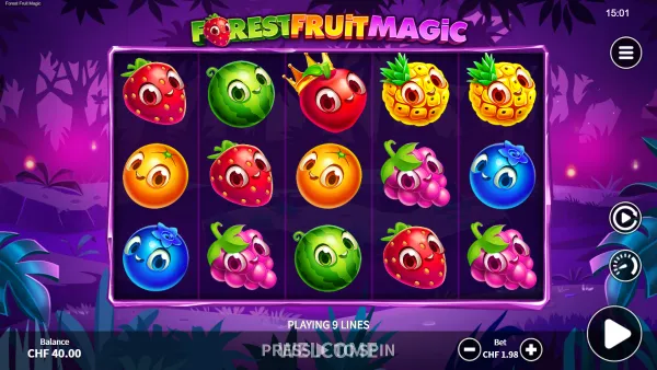 Forest Fruit Magic gameplay 1 - swiss4win.ch