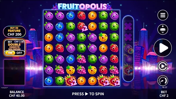 Fruitopolis gameplay 1 - swiss4win.ch