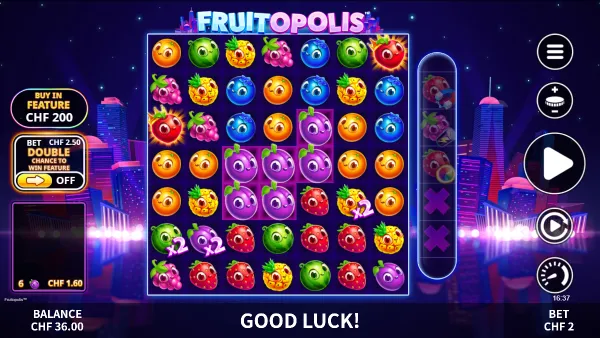 Fruitopolis gameplay 2 - swiss4win.ch