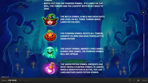 Halloween Luck gameplay 3 - swiss4win.ch