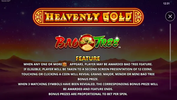 Heavenly Gold gameplay 3 - swiss4win.ch