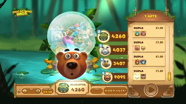 Gameplay 1 - Jogo do Bicho Bingo, Sykwind