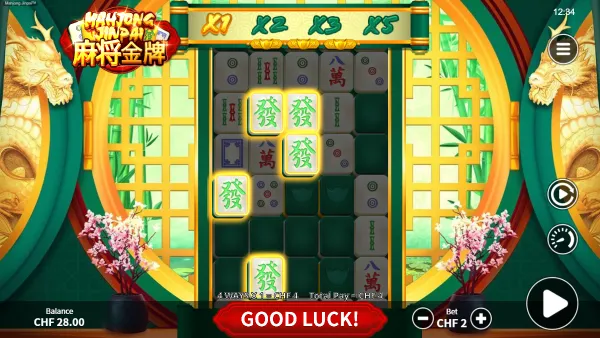 Mahjong Jinpai gameplay 2 - swiss4win.ch