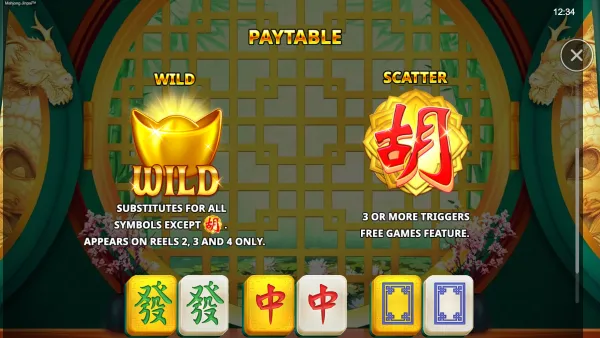 Mahjong Jinpai gameplay 3 - swiss4win.ch