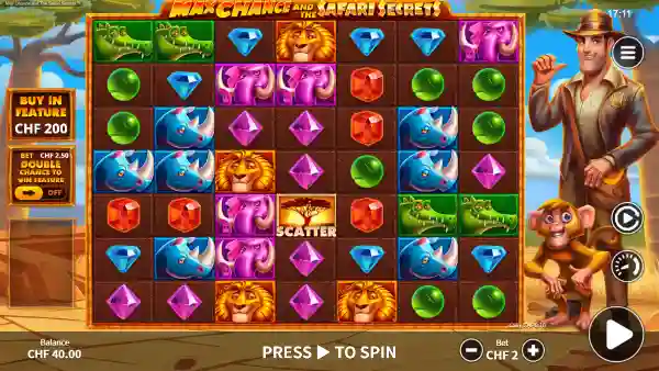Max Chance and the Safari Secrets gameplay 1 - swiss4win.ch