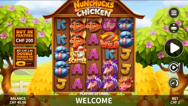Nunchucks Chicken gameplay 1 - swiss4win.ch