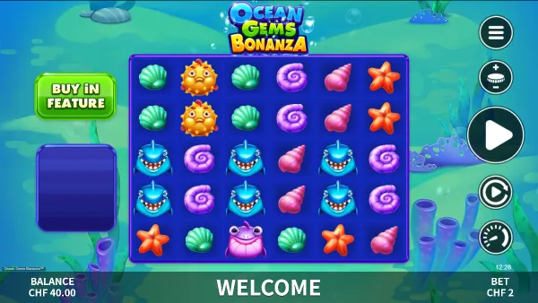 Ocean Gems Bonanza gameplay 1 - swiss4win.ch
