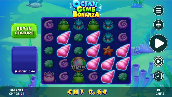 Ocean Gems Bonanza gameplay 2 - swiss4win.ch