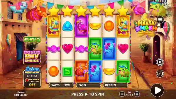 Pinata Smash gameplay 1 - swiss4win.ch