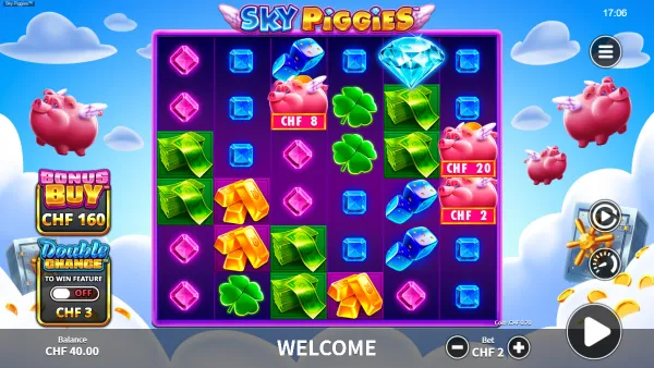 Sky Piggies gameplay 1 - swiss4win.ch