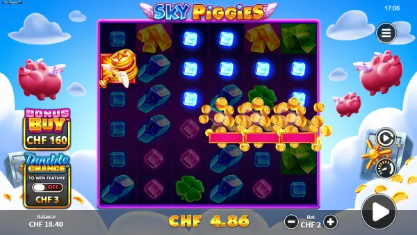 Sky Piggies gameplay 2 - swiss4win.ch