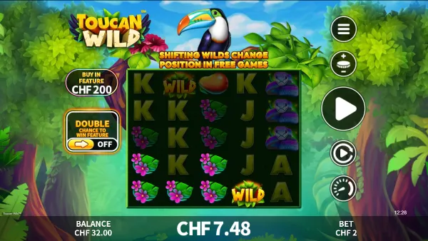 Toucan Wild gameplay 2 - swiss4win.ch