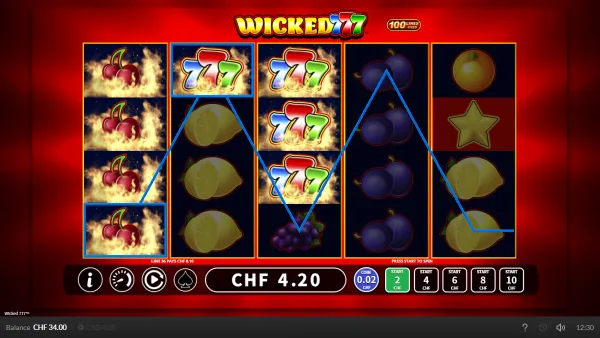 Wicked 777 gameplay 2 - swiss4win.ch