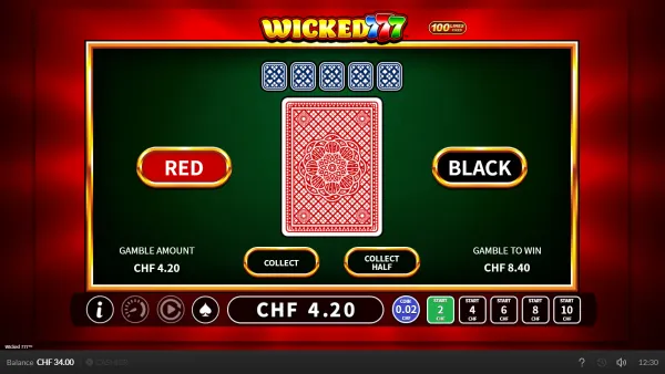 Wicked 777 gameplay 3 - swiss4win.ch