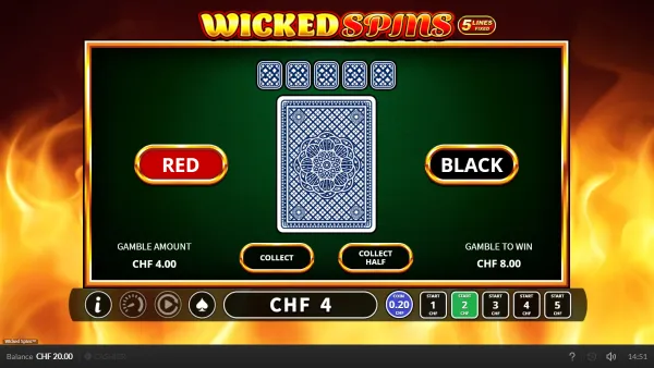 Wicked Spins gameplay 3 - swiss4win.ch