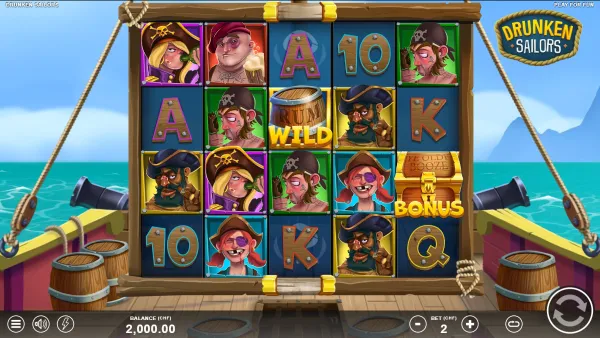 Drunken Sailors gameplay 1 - swiss4win.ch