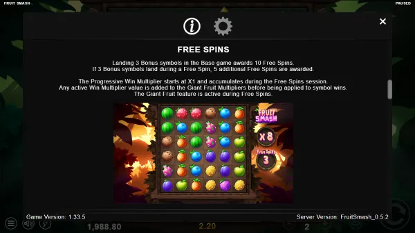 Fruit Smash gameplay 3 - swiss4win.ch