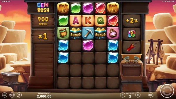 Gem Rush gameplay 1 - swiss4win.ch