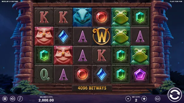 Merlin's Fortune gameplay 1 - swiss4win.ch