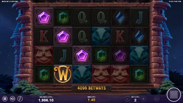Merlin's Fortune gameplay 2 - swiss4win.ch