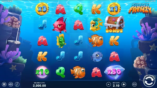 Shark Frenzy gameplay 1 - swiss4win.ch