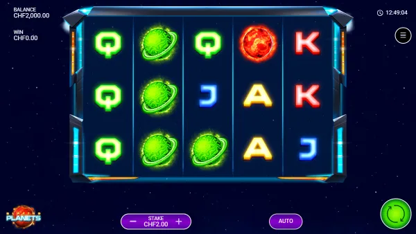 Blazing Planets gameplay 1 - swiss4win.ch