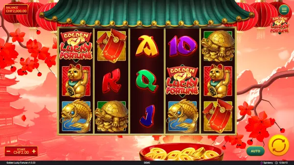 Golden Lucky Fortune gameplay 1 - swiss4win.ch