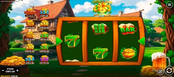 Green & Gold Top Multiplier - swiss4win.ch