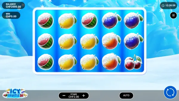 Icy Fruits 10 gameplay 1 - swiss4win.ch