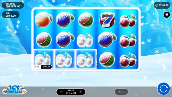 Icy Fruits 10 gameplay 2 - swiss4win.ch