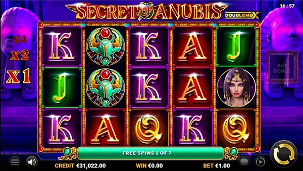 Secret of Anubis Doublemax - swiss4win.ch
